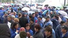 Salariatii de la Oltchim au protestat intens in ultimele zile