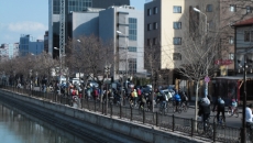 protestul biciclistilor