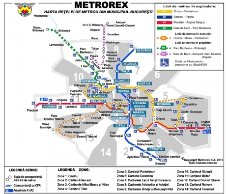 harta metrou