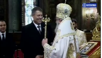 Iohannis discută cu Patriarhul Daniel 