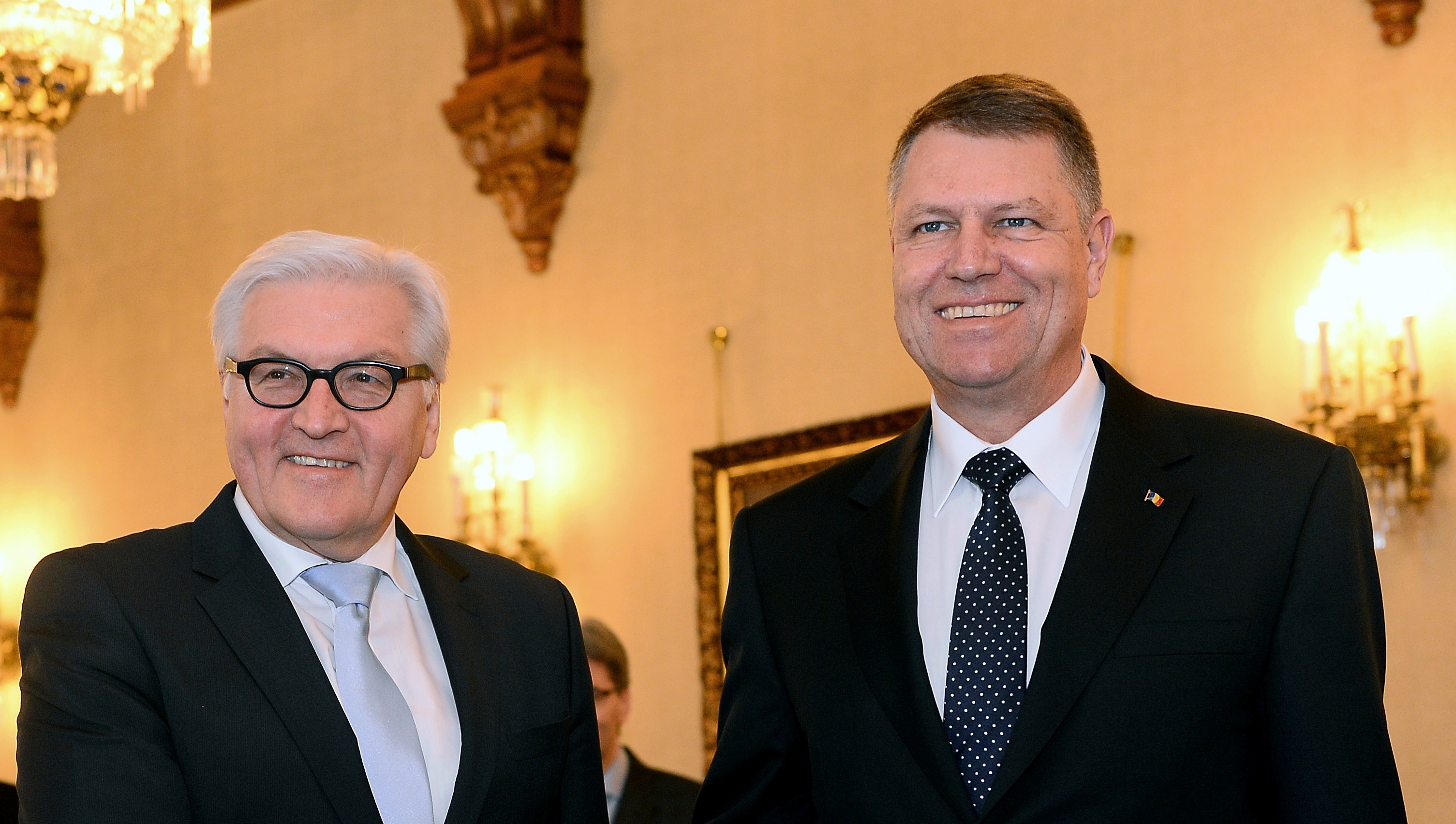 Klaus Iohannis şi ministrul german de Externe