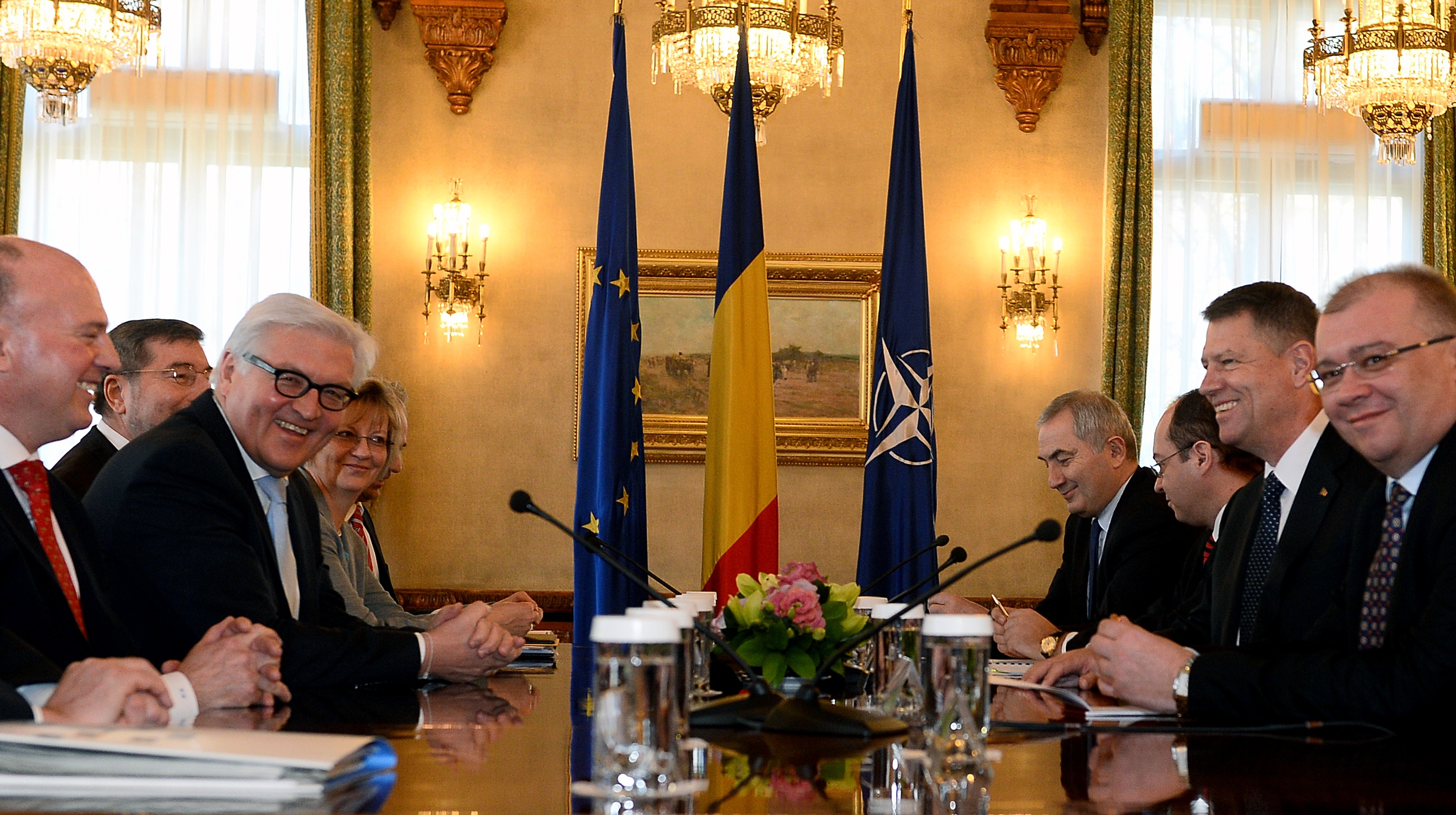 Klaus Iohannis şi ministrul german de Externe