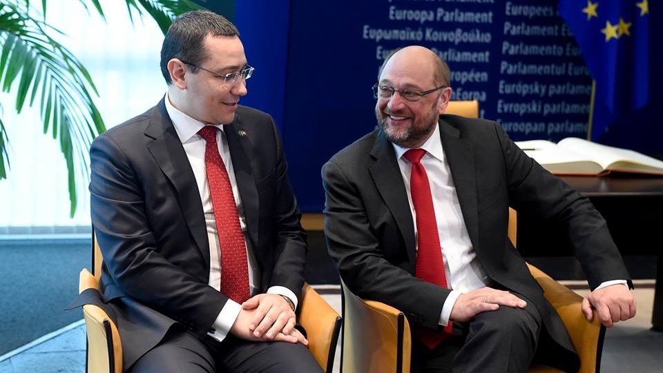 Victor Ponta şi Martin Schulz