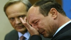 Basescu in lacrimi 