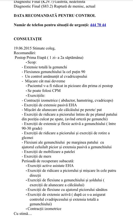 Documente medicale Victor Ponta