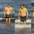 Mircea Geoană, la plajă