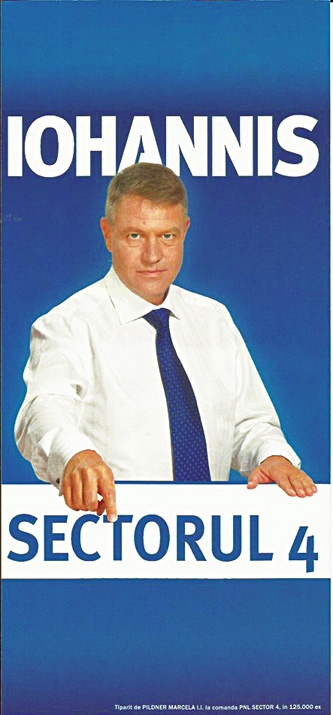 iohannis afis electoral