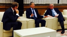 Dacian Cioloș, Donald Tusk și Jean Claude Juncker