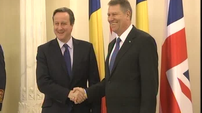 David Cameron şi Klaus Iohannis 
